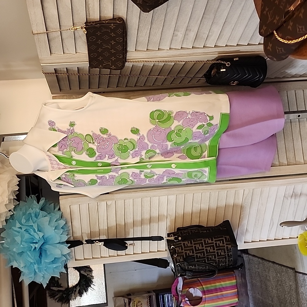 Vintage circa 1960's/ 1970 3 piece ladies shorts outfit - Picture 2 of 14